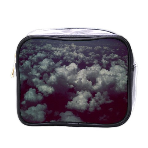 Through The Evening Clouds Mini Travel Toiletry Bag (One Side) from UrbanLoad.com Front