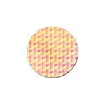 Geometric Pink & Yellow  Golf Ball Marker 10 Pack