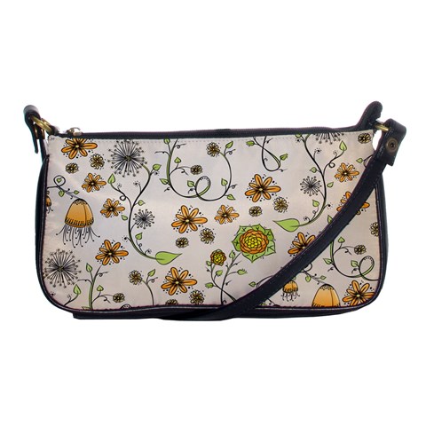 Yellow Whimsical Flowers  Evening Bag from UrbanLoad.com Front