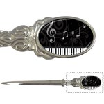 Whimsical Piano keys and music notes Letter Opener