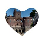 Helsingborg Castle 16  Premium Heart Shape Cushion 