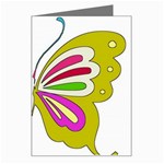Color Butterfly  Greeting Card