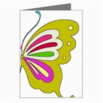 Color Butterfly  Greeting Card (8 Pack)