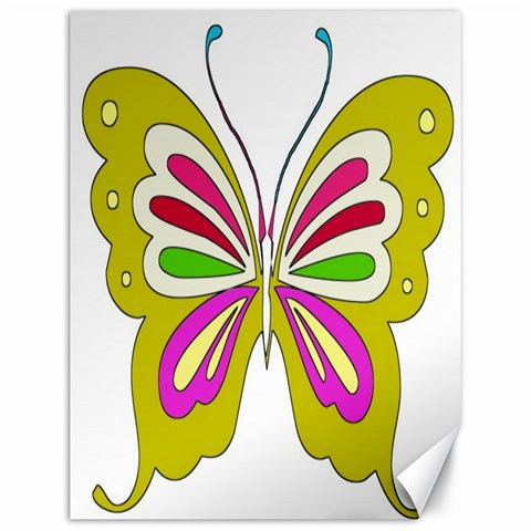 Color Butterfly  Canvas 12  x 16  (Unframed) from UrbanLoad.com 11.86 x15.41  Canvas - 1