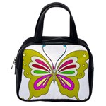 Color Butterfly  Classic Handbag (One Side)