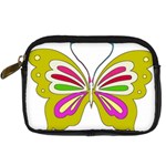 Color Butterfly  Digital Camera Leather Case