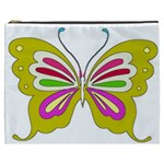 Color Butterfly  Cosmetic Bag (XXXL)