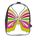 Color Butterfly  School Bag (XL)