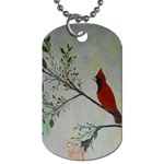 Sweet Red Cardinal Dog Tag (One Sided)