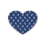 Boat Anchors Drink Coasters 4 Pack (Heart) 