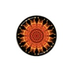 Flaming Sun Golf Ball Marker (for Hat Clip)