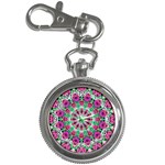 Flower Garden Key Chain Watch