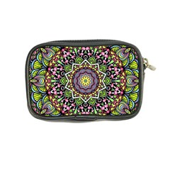 Psychedelic Leaves Mandala Coin Purse from UrbanLoad.com Back