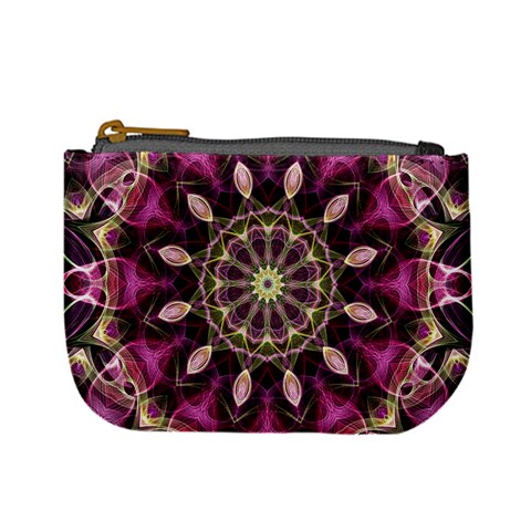 Purple Flower Coin Change Purse from UrbanLoad.com Front
