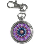 Purple Lotus Key Chain Watch