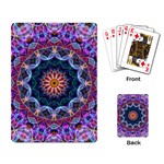 Purple Lotus Playing Cards Single Design