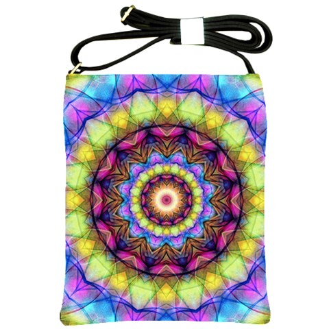 Rainbow Glass Shoulder Sling Bag from UrbanLoad.com Front