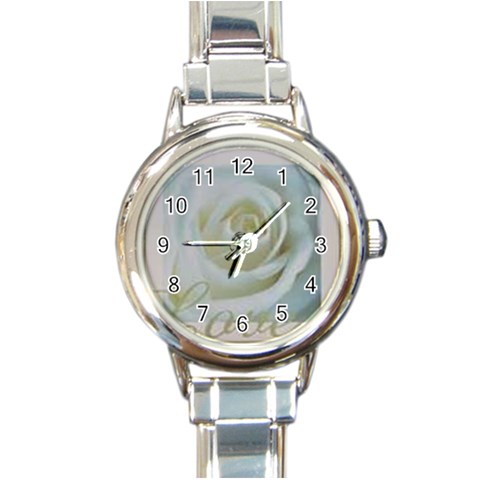 Round Italian Charm Watch from UrbanLoad.com Front