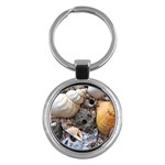 Beach Treasures Key Chain (Round)
