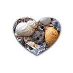 Beach Treasures Drink Coasters (Heart)