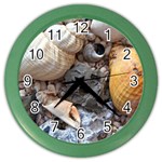 Beach Treasures Wall Clock (Color)