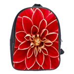 Red Dahila School Bag (Large)