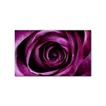 Deep Purple Rose Sticker 100 Pack (Rectangle)