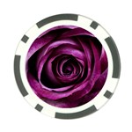Deep Purple Rose Poker Chip (10 Pack)