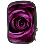 Deep Purple Rose Compact Camera Leather Case