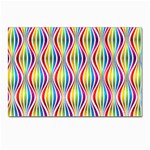 Rainbow Waves Postcards 5  x 7  (10 Pack)