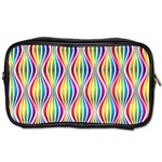 Rainbow Waves Travel Toiletry Bag (One Side)