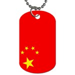 China Flag Dog Tag (One Side)