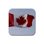CANADA FLAG Rubber Coaster (Square)