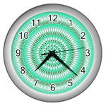 Mentalism Wall Clock (Silver with 12 black digits)