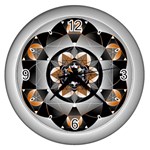 Seed of Life Wall Clock (Silver)