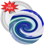 Abstract Waves 3  Button (10 pack)
