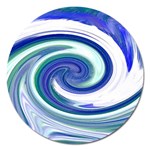 Abstract Waves Magnet 5  (Round)
