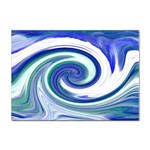 Abstract Waves A4 Sticker 100 Pack