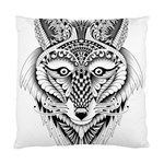 Ornate Foxy Wolf Cushion Case (Two Sided) 