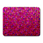 Polka Dot Sparkley Jewels 1 Small Mouse Pad (Rectangle)