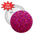 Polka Dot Sparkley Jewels 1 2.25  Button (100 pack)