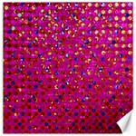 Polka Dot Sparkley Jewels 1 Canvas 16  x 16  (Unframed)