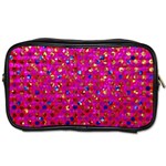 Polka Dot Sparkley Jewels 1 Travel Toiletry Bag (Two Sides)
