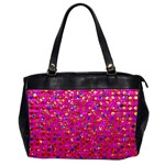 Polka Dot Sparkley Jewels 1 Oversize Office Handbag (Two Sides)