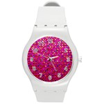 Polka Dot Sparkley Jewels 1 Plastic Sport Watch (Medium)