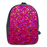 Polka Dot Sparkley Jewels 1 School Bag (XL)