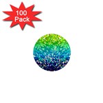 Glitter 4 1  Mini Button Magnet (100 pack)
