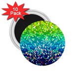 Glitter 4 2.25  Button Magnet (10 pack)