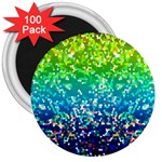 Glitter 4 3  Button Magnet (100 pack)
