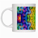 Psychedelic Abstract White Coffee Mug